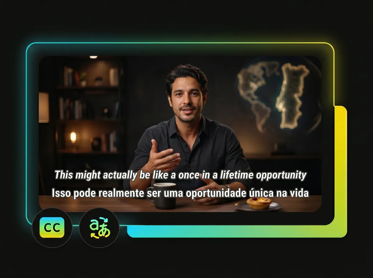 AI Portuguese subtitle generator adapting subtitles with cultural accuracy